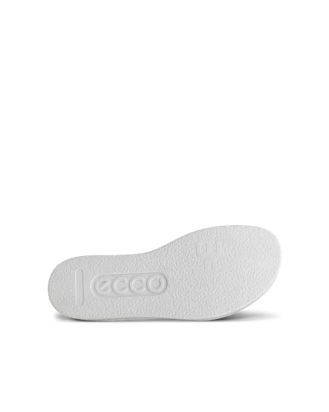 ECCO® Flowt sandale plate en cuir pour femme - Doré - S