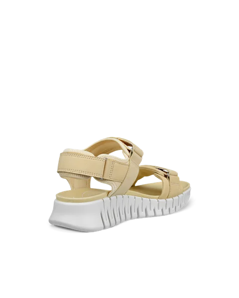 ECCO® Gruuv Sol Högklackad sandal nubuck dam - Gul - B