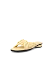 ECCO® Sculpted Alba 25 női magassarkú bőrszandál - Sárga - M