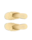 ECCO® Sculpted Alba 25 női magassarkú bőrszandál - Sárga - Top_Left_Pair