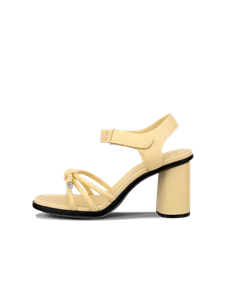 ECCO® Sculpted Alba 65 Damen Ledersandale mit Absatz - Gelb - O