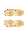 Women's ECCO® Sculpted Alba 65 Leather Heeled Sandal - Yellow - Top_Left_Pair
