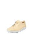 Women's ECCO® Soft 2.0 Leather Walking Shoe - Yellow - M