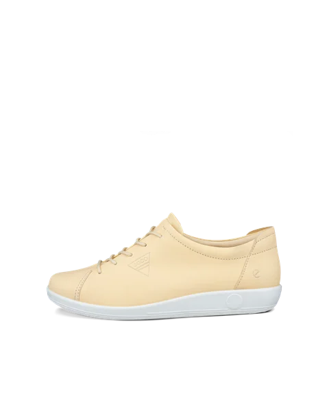 Women's ECCO® Soft 2.0 Leather Walking Shoe - Yellow - O