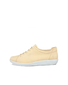 ECCO® Soft 2.0 Damen Ledersneaker - Gelb - O