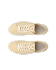 ECCO® Soft 60 Dames nubuck sneaker - Geel - Top_Left_Pair