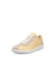 ECCO® Soft Zero dame sneakers skinn - Gul - M