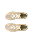 ECCO® Soft Zero dame sneakers skinn - Gul - Top_Left_Pair