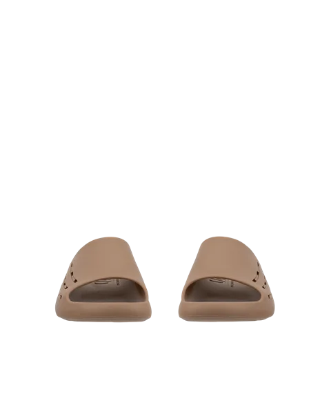 ECCO® Cozmo E unisex bőrpapucs - Bézs - Front_Pair