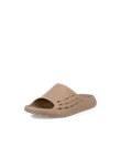ECCO® Cozmo E unisex bőrpapucs - Bézs - M