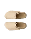 ECCO® Cozmo mules en cuir pour homme - Beige - Top_Left_Pair