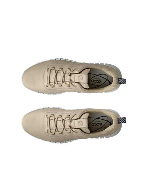 Miesten ECCO® Gruuv nupukki tennari - Beige - Top_Left_Pair