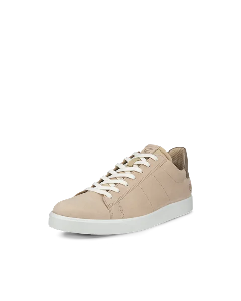 ECCO® Street Lite Heren nubuck sneaker - Beige - M