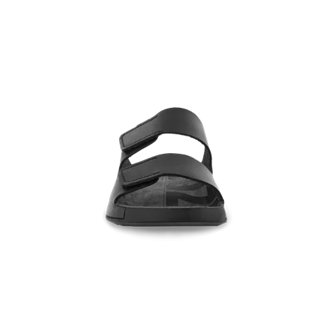 ECCO® Cozmo sandaler i læder med to remme til herrer - Sort - Front