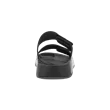 Pánske kožené sandále 2 remienky ECCO® Cozmo - Čierna - Heel