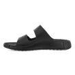 ECCO® Cozmo sandaler i læder med to remme til herrer - Sort - Inside