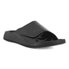 ECCO® Cozmo sandale en cuir pour homme - Noir - Main