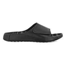 ECCO® Cozmo sandale en cuir pour homme - Noir - Outside