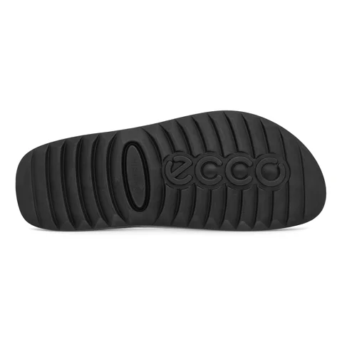 Pánske kožené papuče ECCO® Cozmo - Čierna - Sole