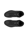 Men's ECCO® Byway 2.0 Nubuck Waterproof Ankle Boot - Black - Top_Left_Pair