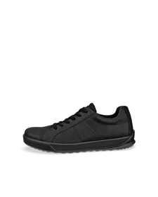 Męskie nubukowe sneakersy ECCO® Byway - Czarny - O