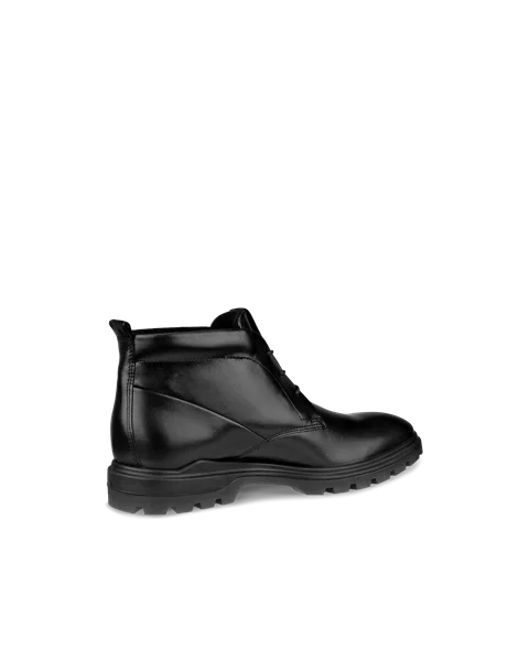 Men's ECCO® Citytray Avant Leather Chukka Boot - Black - B