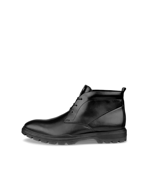 Men's ECCO® Citytray Avant Leather Chukka Boot - Black - O