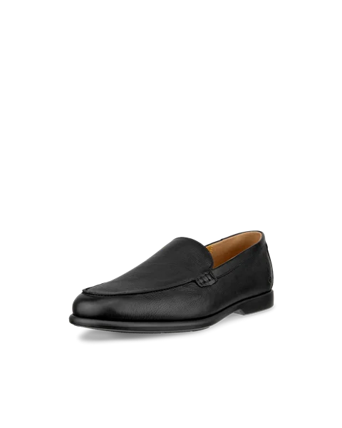 Men's ECCO® Citytray Lite Leather Loafer - Black - M