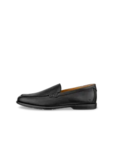 Men's ECCO® Citytray Lite Leather Loafer - Black - O