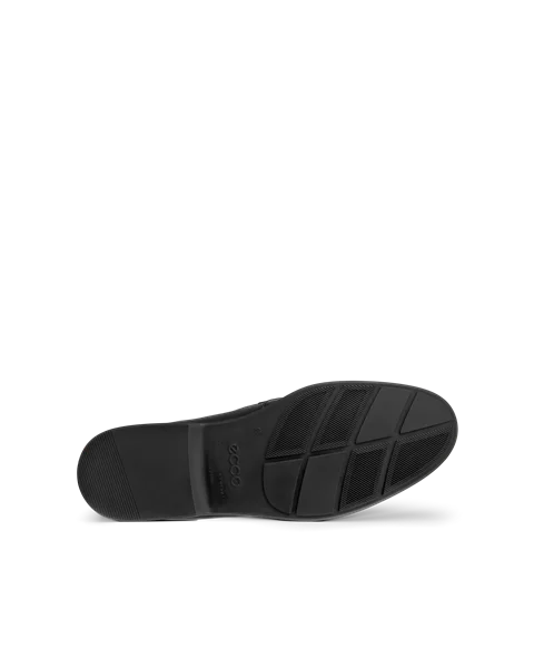 Men's ECCO® Citytray Lite Leather Loafer - Black - S