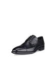 Men's ECCO® Citytray Leather Derby Shoe - Black - M