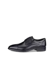 Men's ECCO® Citytray Leather Derby Shoe - Black - O
