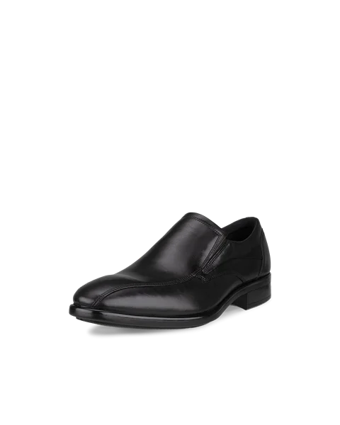 Pánská kožená nazouvací společenská obuv ECCO® Citytray - Černá - M