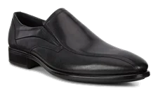 Męskie wsuwane buty ze skóry ECCO® Citytray - Czarny - Nfh