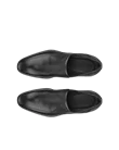 Men's ECCO® Citytray Leather Slip-On Dress Shoe - Black - Top_Left_Pair