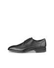 Men's ECCO® Citytray Leather Derby Shoe - Black - O