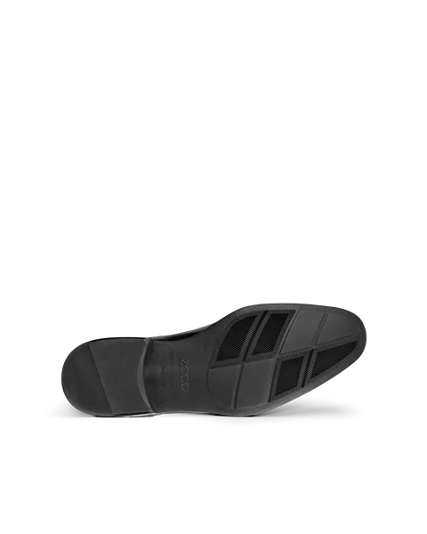 Men's ECCO® Citytray Leather Derby Shoe - Black - S