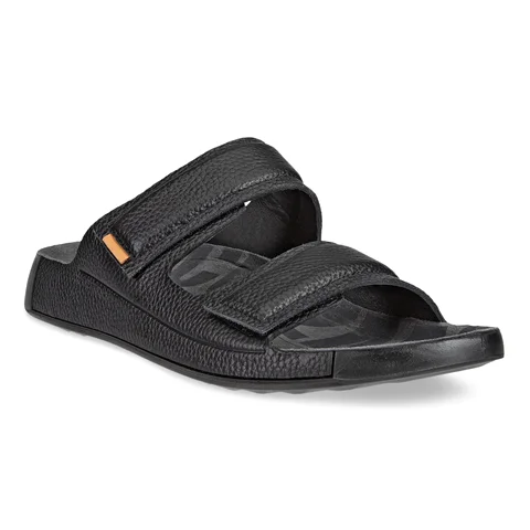 ECCO® Cozmo 60 sandaler i læder med to remme til herrer - Sort - Main