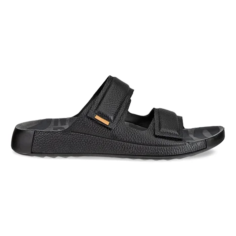 ECCO® Cozmo 60 sandaler i læder med to remme til herrer - Sort - Outside