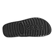 Męskie skórzane sandały z paskami ECCO® Cozmo 60 - Czarny - Sole