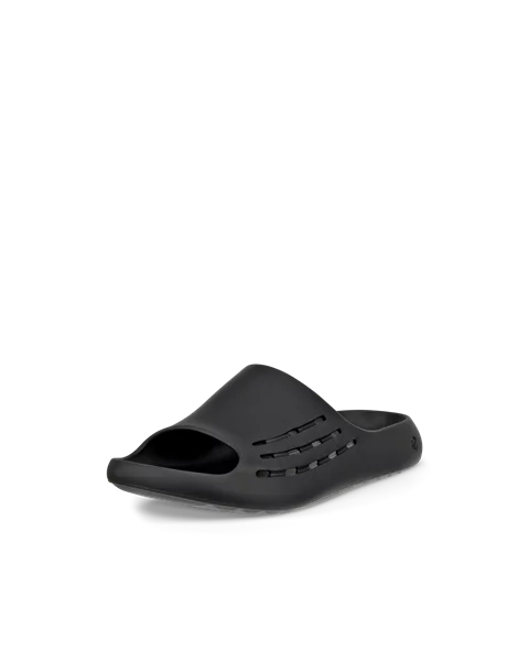 ECCO® Cozmo E unisex bőrpapucs - FEKETE  - M