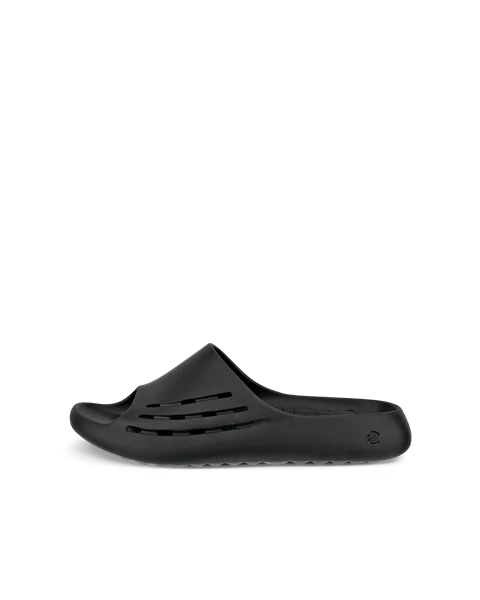 ECCO® Cozmo E unisex bőrpapucs - FEKETE  - O