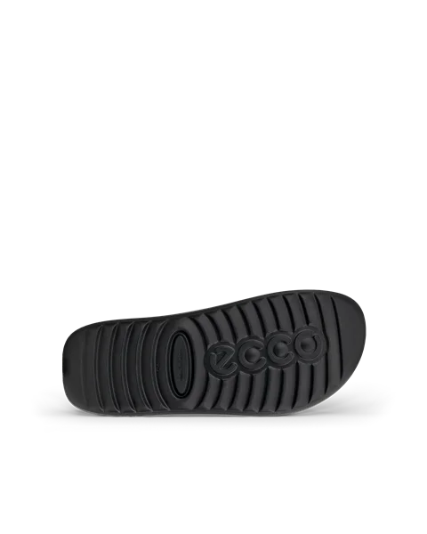 ECCO® Cozmo E unisex bőrpapucs - FEKETE  - S