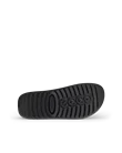 ECCO® Cozmo E unisex bőrpapucs - FEKETE  - S
