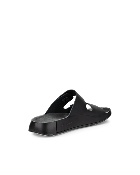 ECCO® Cozmo sandaler i læder med to remme til herrer - Sort - B