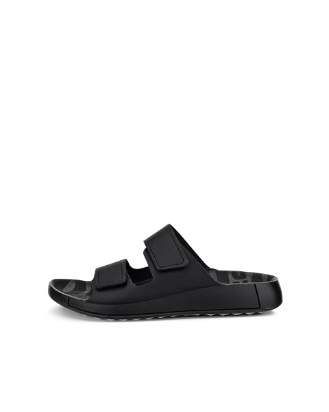 ECCO® Cozmo sandaler i læder med to remme til herrer - Sort - O