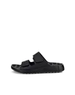 ECCO® Cozmo sandaler i læder med to remme til herrer - Sort - O