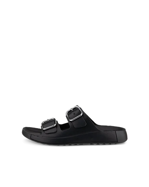 ECCO® Cozmo Sandal med två remmar och skinnspänne herr - Svart - O