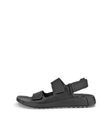 ECCO® Cozmo Heren leren sandaal met twee bandjes - Zwart - O