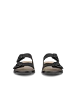 ECCO® Cozmo herre sandal to stropper nubuk - Svart - Front_Pair
